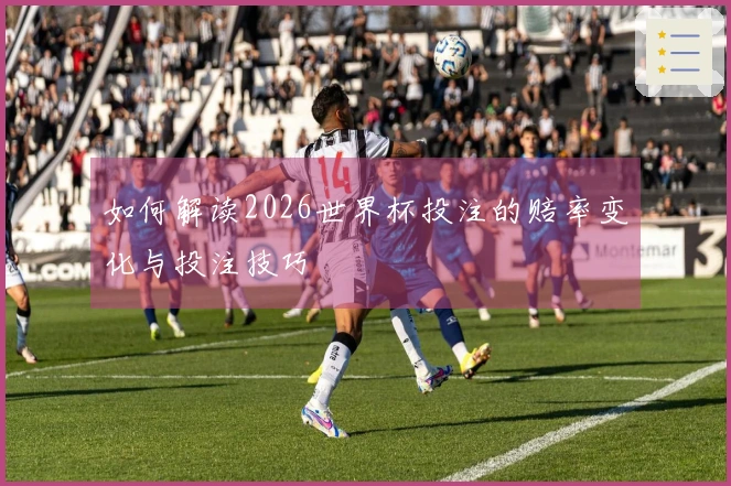 如何解读2026世界杯投注的赔率变化与投注技巧